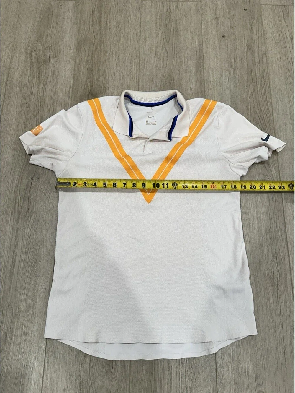 Roger Federer RF Advantage Nike Court Guava Ice Orange Polo Shirt Men's Medium